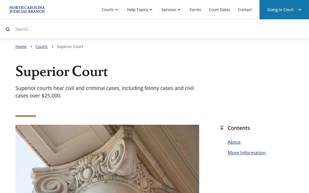Lee County court dockets Superior Court overview